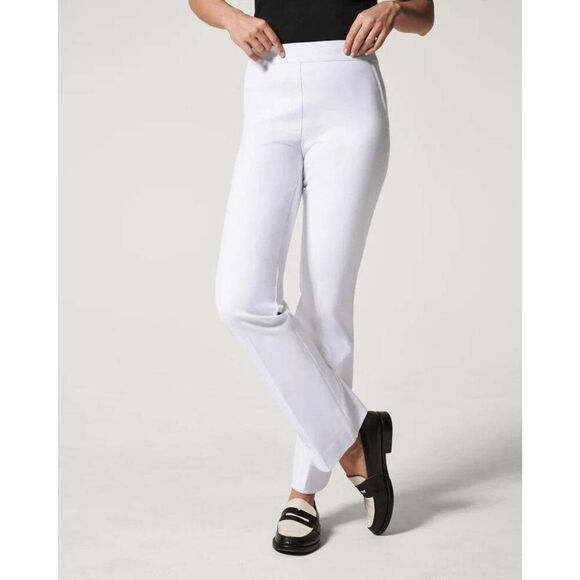 SPANX Pants - Spanx Women's On-the-Go Kick Flare Pant Classic White size L Large Petit…